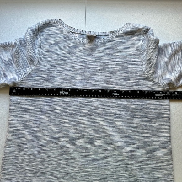 Chico's Spacedye Bateau-Neck Pullover Sweater Size 3 (XL) - Picture 9 of 10